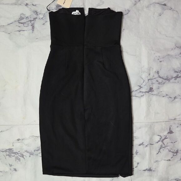 Superdown Elegant Black Strapless Mini Dress - Picture 5 of 5